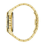 Bulova Marine Star Mens Automatic Gold Tone Stainless Steel Bracelet Watch 98a273