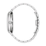 Bulova Aerojet Mens Automatic Silver Tone Stainless Steel Bracelet Watch 96b375