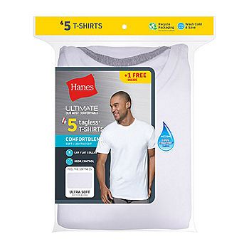Hanes Men's FreshIQ® ComfortSoft® Dyed Assorted Colors Pocket T-Shirt 8-Pack