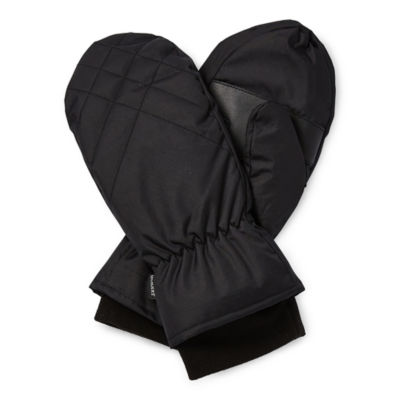 Isotoner Midweight Smartdri Smartouch Mittens, Color Black JCPenney