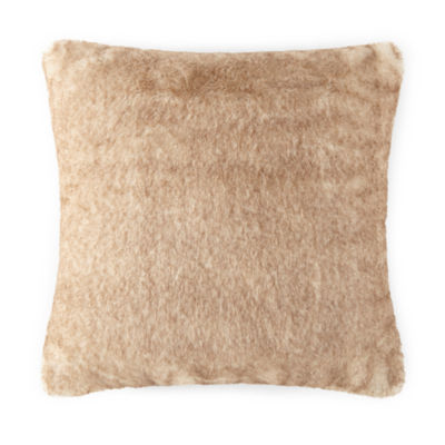 Loom + Forge Faux Fur Square Throw Pillows