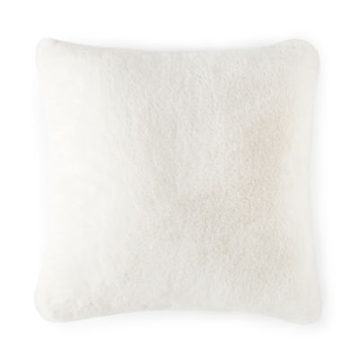 Loom + Forge Faux Fur Square Throw Pillow