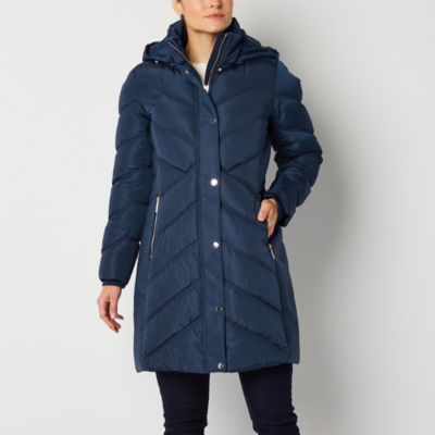 Liz claiborne shop heavyweight puffer jacket