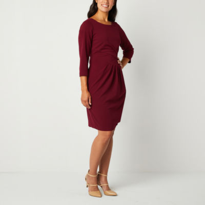 Maroon clearance dress jcpenney