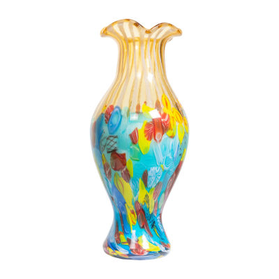 Dale Tiffany 19" Parkville  Art Glass Vase