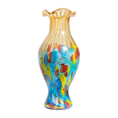 Dale Tiffany 19" Parkville  Art Glass Vase