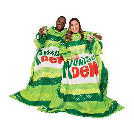 Snuggie MOUNTAIN DEW, The Original Wearable Blanket With Sleeves, Super Soft Fleece, Adult One Size, Green, One Size, Green