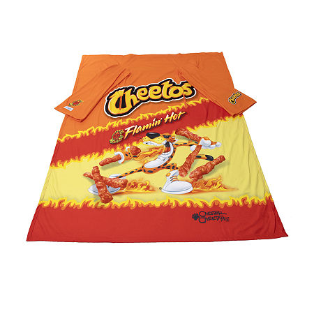 Snuggie FLAMIN HOT CHEETOS, The Original Wearable Blanket With Sleeves, Super Soft Fleece, Adult One Size, Orange, One Size, Orange