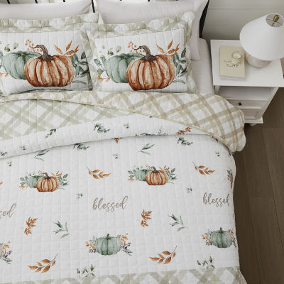 Avanti Grateful Patch Reversible Quilt Set