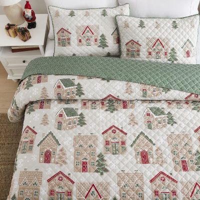 Avanti Gingerbread Reversible Quilt Set