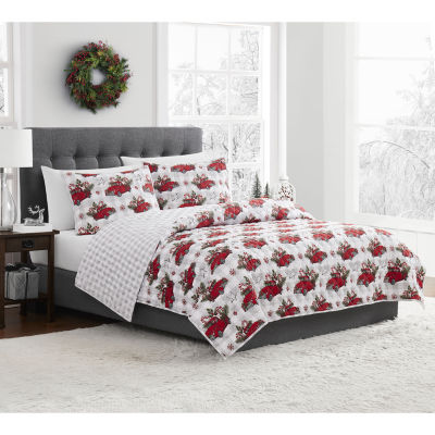 Brooklyn Loom Red Truck 3-pc. Reversible Quilt Set