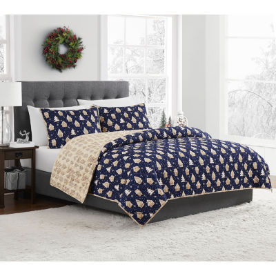 Brooklyn Loom Gingerbread 3-pc. Reversible Quilt Set