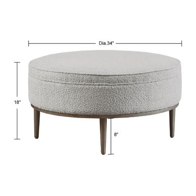 Madison Park Madrona Upholstered Ottoman