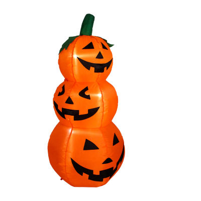 Northlight 3.5ft Led Jack-O-Lantern Trio Halloween Yard Art