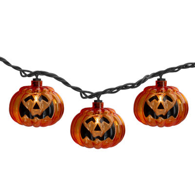 Northlight 10ct Jack O Lantern Halloween Lights String Lights