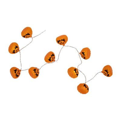 Northlight 10ct Led Jack-O-Lantern Light Set String Lights