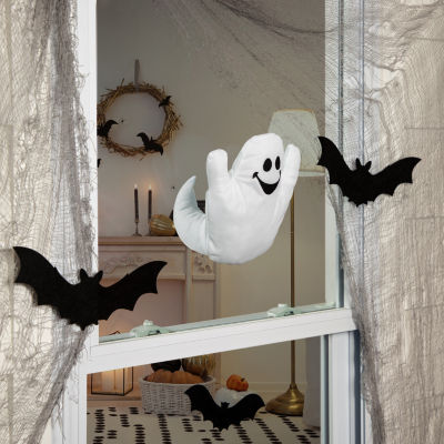 Northlight 10in Ghastly Ghost 3-D Window Halloween Yard Art