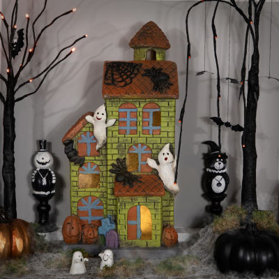 Northlight 20in Prelit Haunted House Lighted Halloween Tabletop Decor