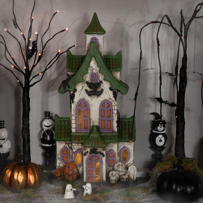 Northlight 22.75in Led Haunted House Lighted Halloween Tabletop Decor