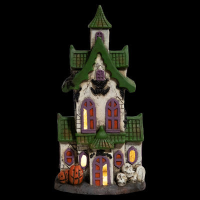 Northlight 22.75in Led Haunted House Lighted Halloween Tabletop Decor