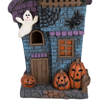 Northlight 22.75in Prelit Haunted House With Ghosts Lighted Halloween Tabletop Decor