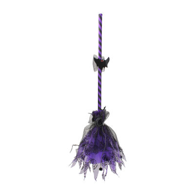 Northlight 29in Animated Witches Broom Halloween Figurine