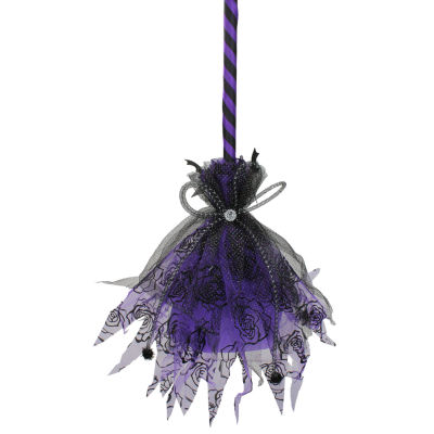 Northlight 29in Animated Witches Broom Halloween Figurine
