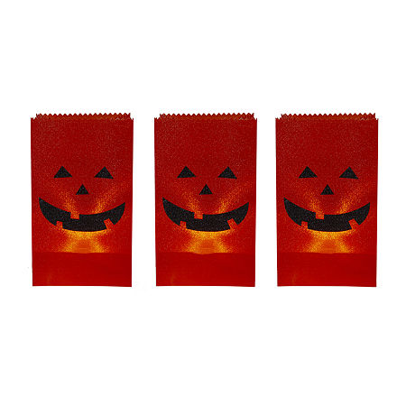 Northlight Jack-O-Lantern Luminary 3-pc. Pathway Light, One Size, Orange