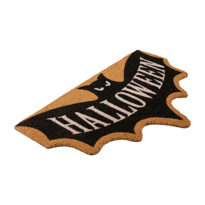 Northlight 18 X 30in Coir Halloween Bat Holiday Outdoor Rectangular Doormats