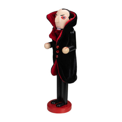 Northlight 14in Black And Red Wooden Vampire Wood Christmas Nutcracker