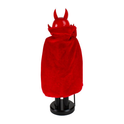 Northlight 14in Red Andblack Devil Holding Pitch Fork Halloween Tabletop Decor