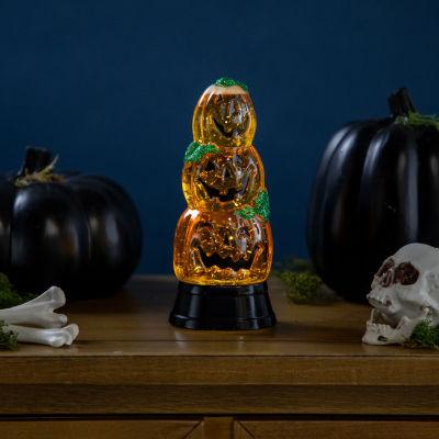 Northlight 14.75in Led Stacked Jack O Lanterns Lighted Halloween Tabletop Decor