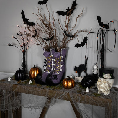 Northlight 15in Purple Witch'S Boots Halloween Tabletop Decor