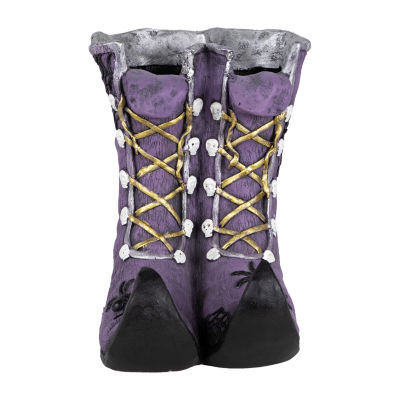 Northlight 15in Purple Witch'S Boots Halloween Tabletop Decor