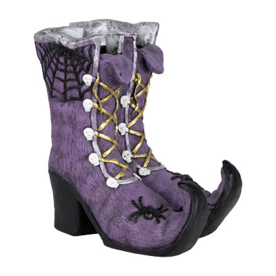 Northlight 15in Purple Witch'S Boots Halloween Tabletop Decor