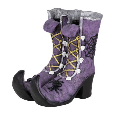 Northlight 15in Purple Witch'S Boots Halloween Tabletop Decor