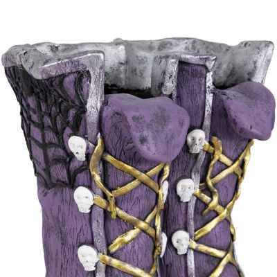 Northlight 15in Purple Witch'S Boots Halloween Tabletop Decor