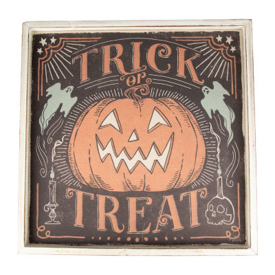 Northlight 18.75in Trick Or Treat Jack O Lantern Halloween Tabletop Decor