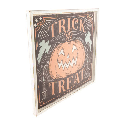 Northlight 18.75in Trick Or Treat Jack O Lantern Halloween Tabletop Decor