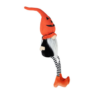 Northlight 22in Orange And Black Halloween Gnome