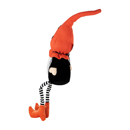 Northlight 22in Orange And Black Halloween Gnome, One Size, Orange