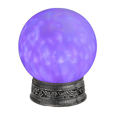 Northlight 8in Led Mystical Crystal Ball Lighted Halloween Tabletop Decor