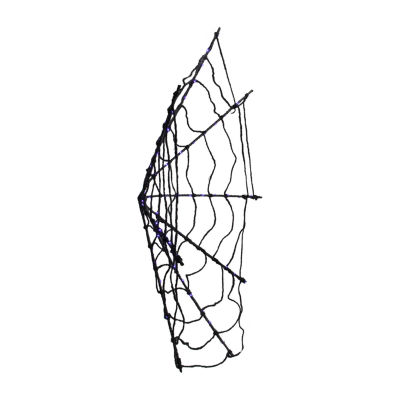 Northlight 31.5in Spider Web Lighted Halloween Tabletop Decor