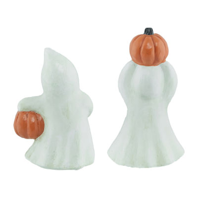 Northlight 7.75in Happy Halloween Ghosts 2-pc. Halloween Tabletop Decor