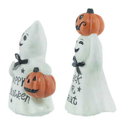 Northlight 7.75in Happy Halloween Ghosts 2-pc. Halloween Tabletop Decor