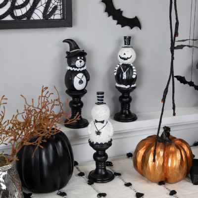 Northlight 8.25in Candlestick 3-pc. Halloween Tabletop Decor