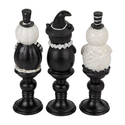 Northlight 3-pc. 8.25in Candlestick Halloween Tabletop Decor
