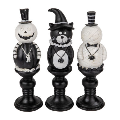 Northlight 3-pc. 8.25in Candlestick Halloween Tabletop Decor