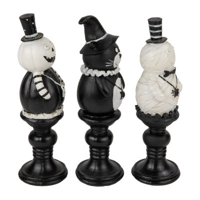 Northlight 8.25in Candlestick 3-pc. Halloween Tabletop Decor