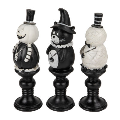 Northlight 8.25in Candlestick 3-pc. Halloween Tabletop Decor